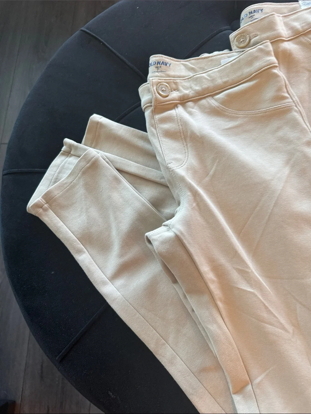 Old Navy Girls' Beige Pull-On Jeggings
